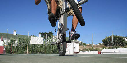 BMX und Skate Platz im Deluxe Surfhouse Portugal